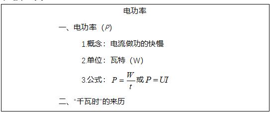 四川教师教师资格证面试：初中物理《电功率》教案