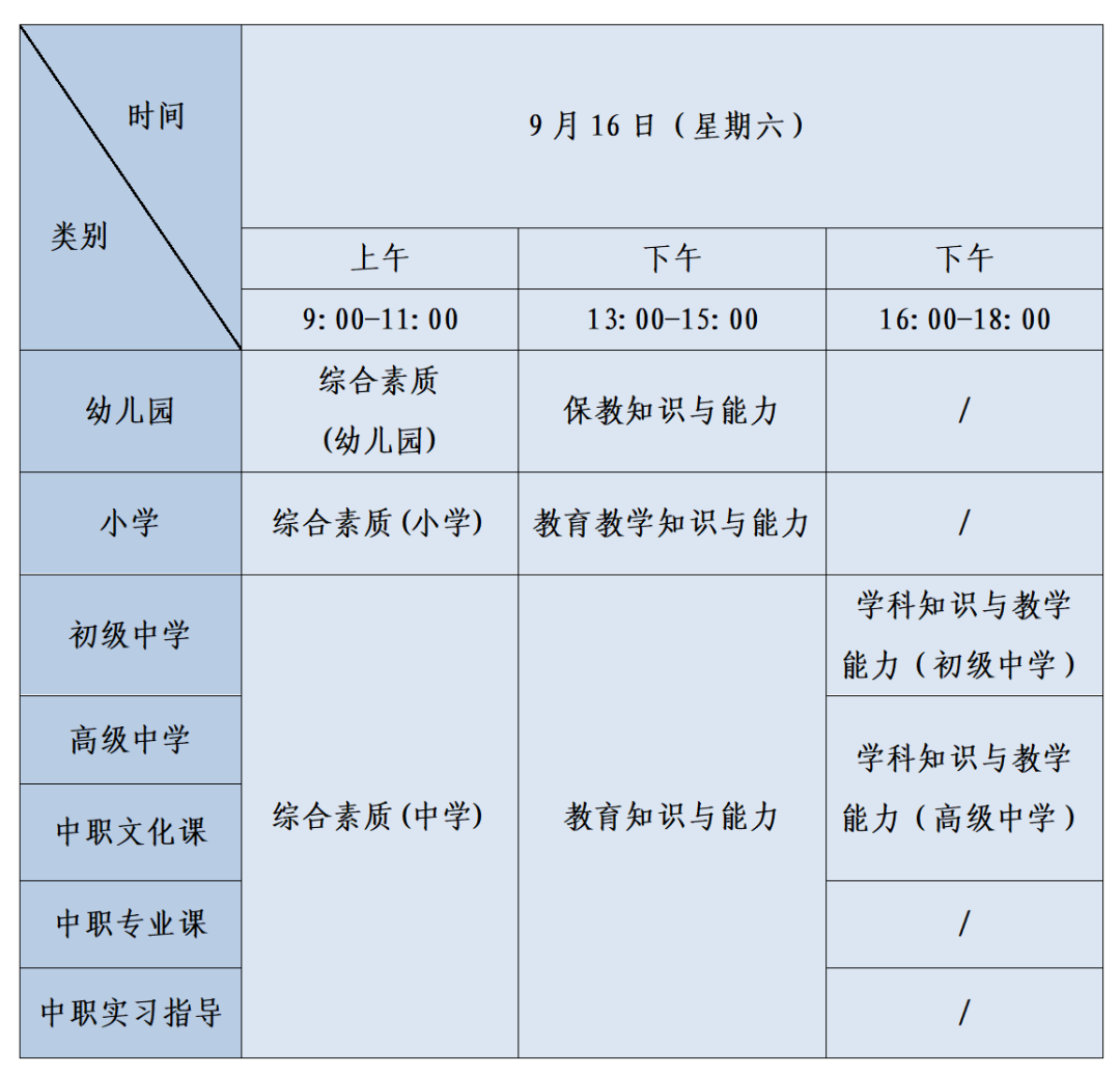 四川省2023年下半年中小学教师资格考试（笔试）报名公告
