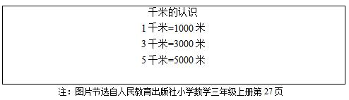 四川教师资格证小学数学《千米的认识》教案