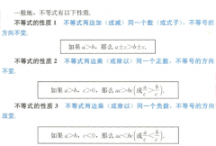 2018下半年初中数学教师资格证面试真题：不等式的性质